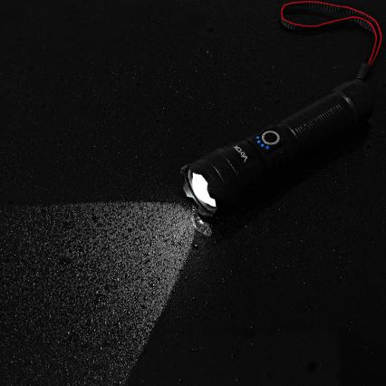 Torcia ricaricabile dimmerabile a LED con funzione power bank LED/10W/5V IPX4 600 lm 2000 mAh