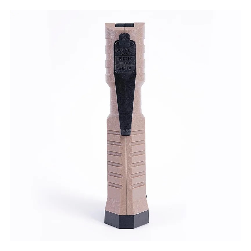 Torcia da lavoro ricaricabile a LED dimmerabile con funzione power bank LED/4W/5V IPX4 600 lm 2000 mAh