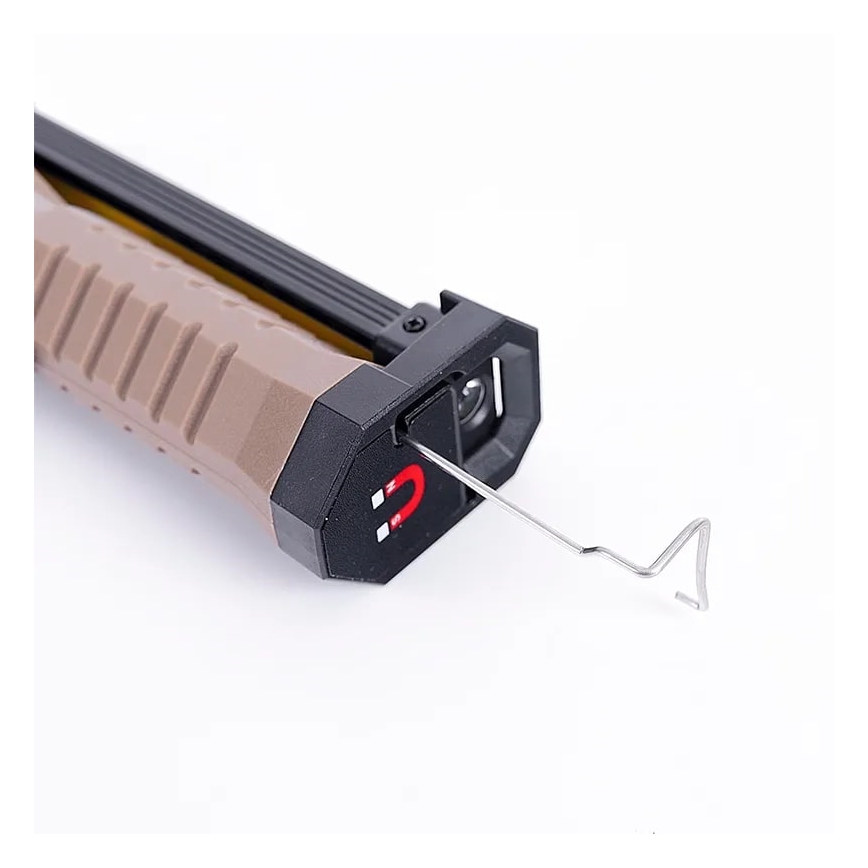 Torcia da lavoro ricaricabile a LED dimmerabile con funzione power bank LED/4W/5V IPX4 600 lm 2000 mAh