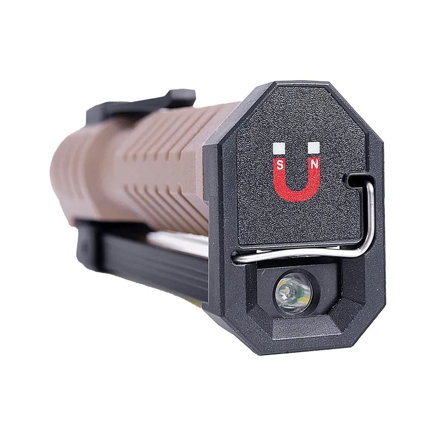 Torcia da lavoro ricaricabile a LED dimmerabile con funzione power bank LED/4W/5V IPX4 600 lm 2000 mAh