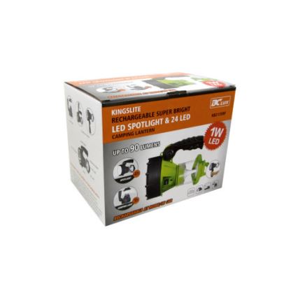 Torcia LED ricaricabile con lanterna LED/1W