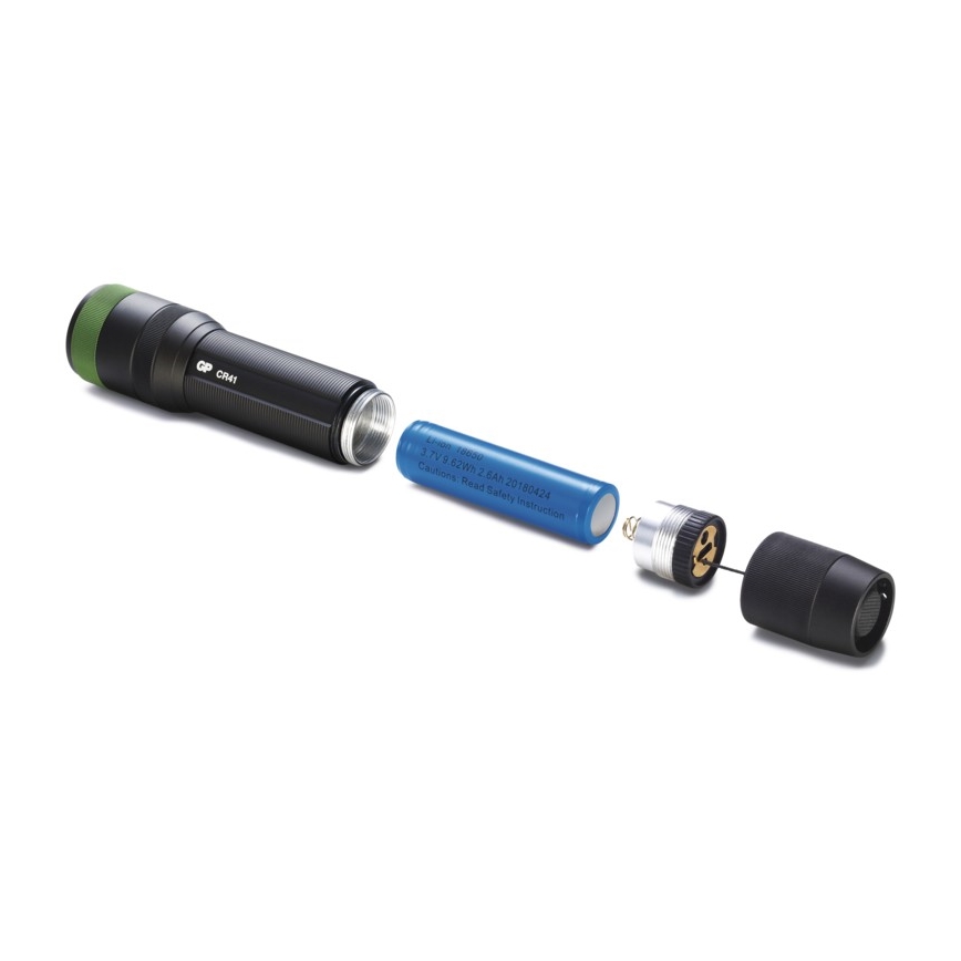 Torcia LED ricaricabile GP DISCOVERY CR41 LED/Li-lon 3,7V IPX7