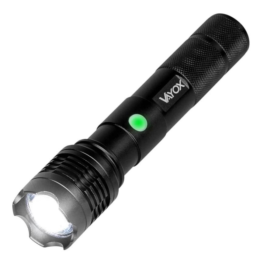 Torcia LED ricaricabile LED/10W/5V IPX4 800 lucente 1200 mAh