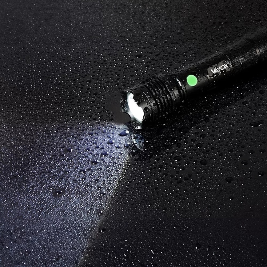Torcia LED ricaricabile LED/10W/5V IPX4 800 lucente 1200 mAh
