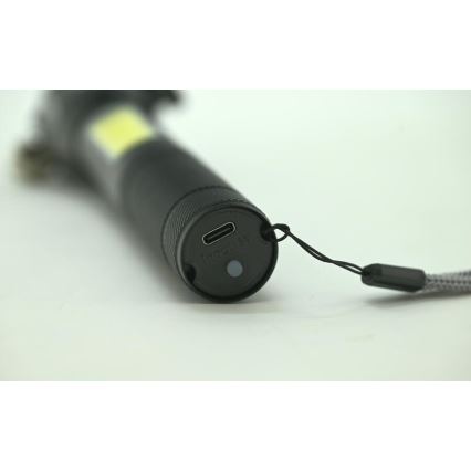 Torcia LED ricaricabile LED/3W/5V 200 lm 1200 mAh