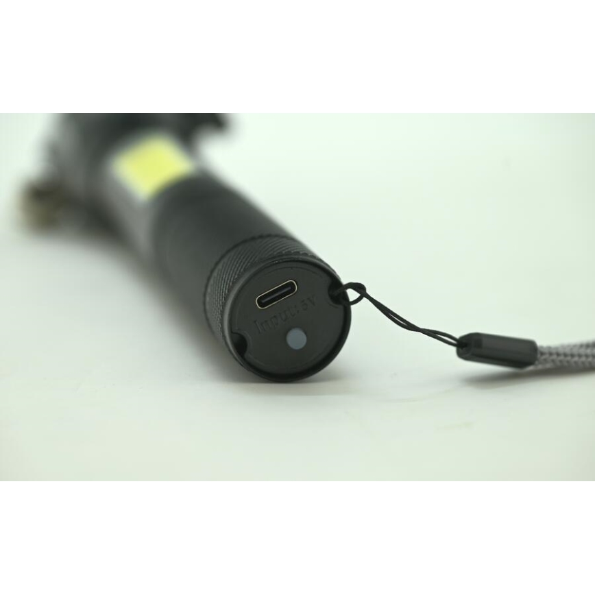 Torcia LED ricaricabile LED/3W/5V 200 lm 1200 mAh