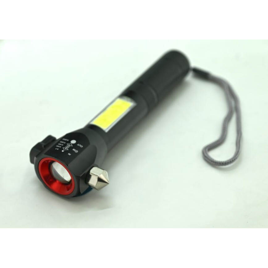 Torcia LED ricaricabile LED/3W/5V 200 lm 1200 mAh
