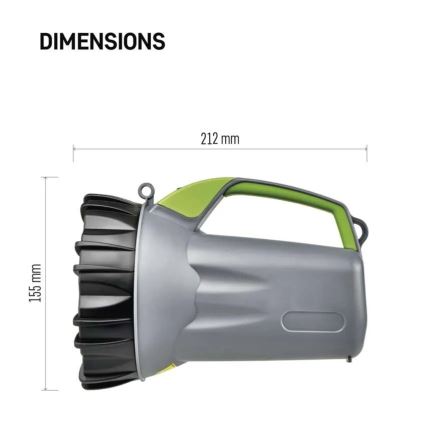 Torcia ricaricabile a LED/3,7V 4000 mAh