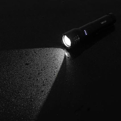Torcia ricaricabile a LED Dimmerabile LED/20W/5V IPX4 800 brillante 2000 mAh