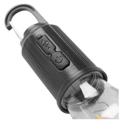 Torcia ricaricabile a LED, ricarica USB, IP44, 90 lm, 400 mAh