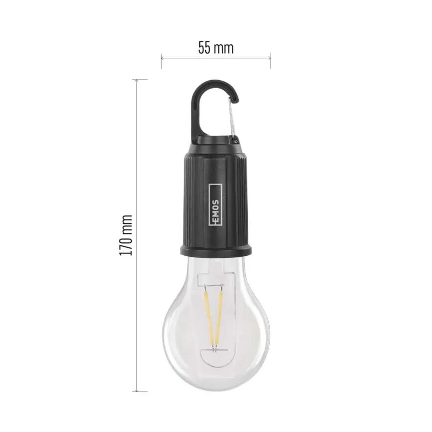 Torcia ricaricabile a LED, ricarica USB, IP44, 90 lm, 400 mAh