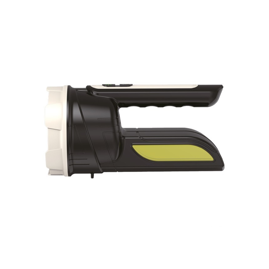 Torcia ricaricabile LED 2xLED/3W/5V 210 lm 1200 mAh nera