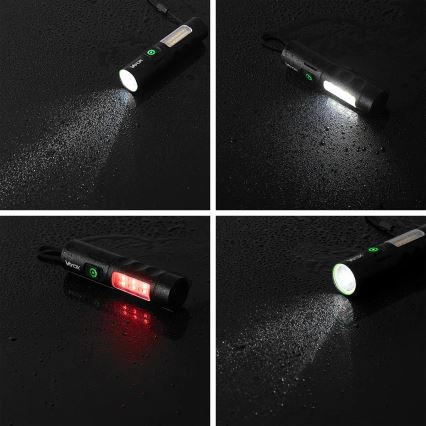 Torcia ricaricabile LED Dimmable LED/5W/5V IPX4 250 shiny 2000 mAh