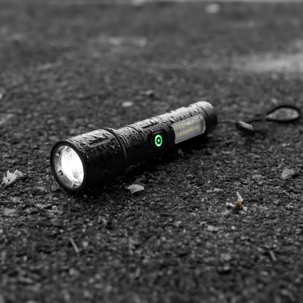 Torcia ricaricabile a LED dimmerabile con luce rossa LED/5W/5V IPX4 260 lucido 2000 mAh