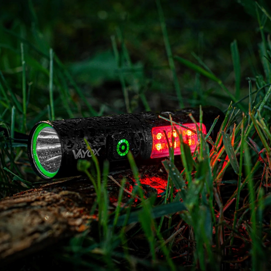 Torcia ricaricabile a LED dimmerabile con luce rossa LED/5W/5V IPX4 250 lm 2000 mAh