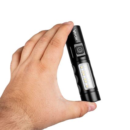 Torcia ricaricabile a LED dimmerabile con luce rossa LED/5W/5V IPX4 250 lm 2000 mAh