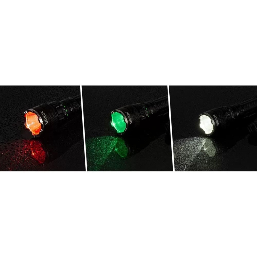 Torcia ricaricabile LED RGBW Dimmerabile LED/15W/5V IP66 1500 lucido 2000 mAh