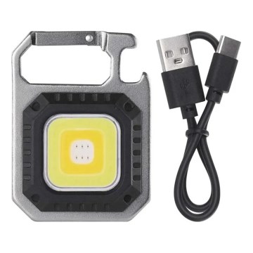 Torcia ricaricabile LED/USB/3,7V IP44 750 lm 400 mAh