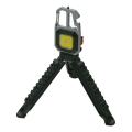 Torcia ricaricabile multifunzione LED con supporto LED/USB-C 400 mAh