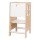 Torre d'apprendimento KULE 90x50 cm marrone/bianco