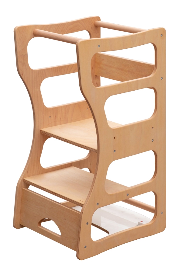 Torre d'apprendimento TWINN 83x45 cm marrone