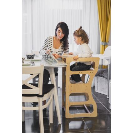 Torre d'apprendimento TWINN 83x45 cm marrone