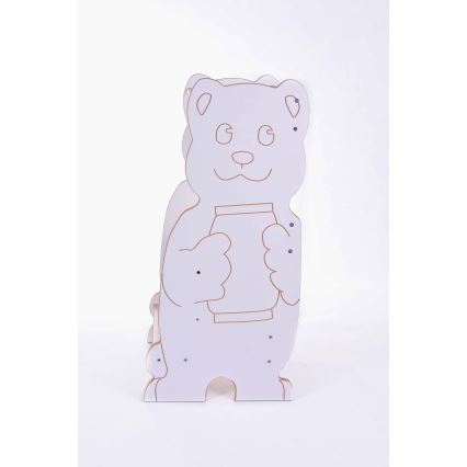 Torre didattica BEAR bianco/acero