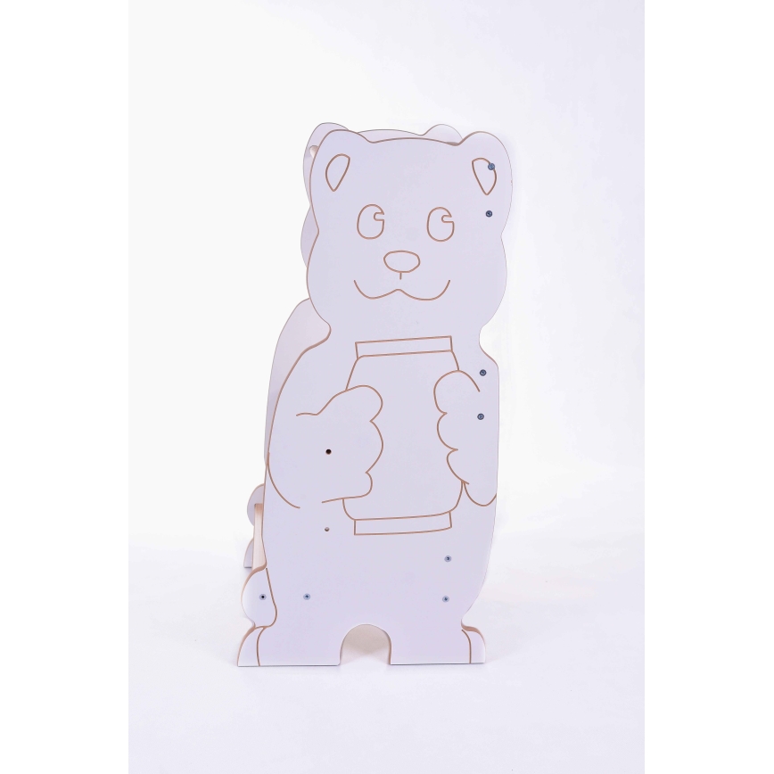 Torre didattica BEAR bianco/acero