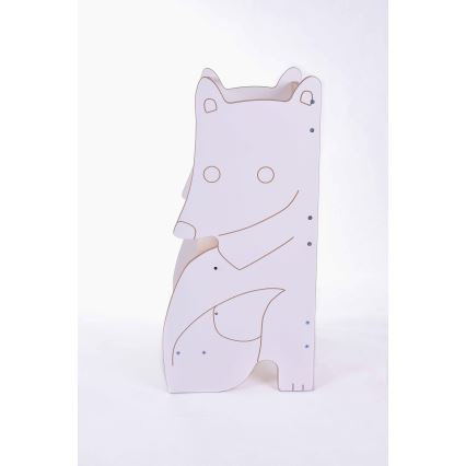 Torre didattica FOX bianco/acero