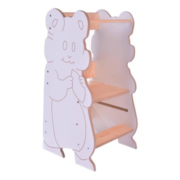 Torre didattica HAMSTER bianco/acero