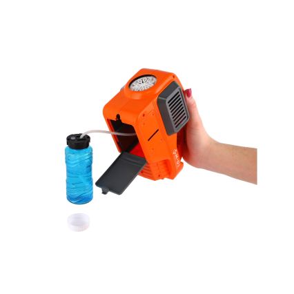 Tosaerba con generatore di bolle e luce, alimentazione 4xAA