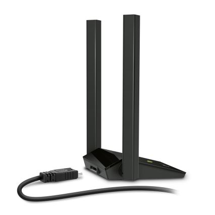 TP-Link - Adattatore di rete USB wireless con antenne ad alto guadagno Archer T4U Plus Wi-Fi
