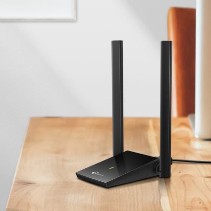 TP-Link - Adattatore di rete USB wireless con antenne ad alto guadagno Archer T4U Plus Wi-Fi