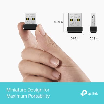 TP-Link - Adattatore USB nano Wi‑Fi 6 Archer TX1U Nano
