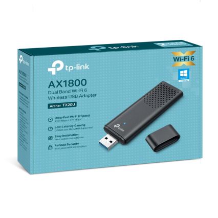 TP-Link - Adattatore USB wireless a doppia banda con Wi‑Fi 6