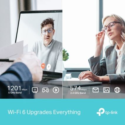 TP-Link - Adattatore USB wireless dual-band con Wi-Fi 6 Archer TX20U