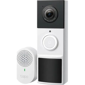 TP-Link - Campanello video intelligente con sensore 2K, batteria 6400 mAh, IP65, Wi-Fi