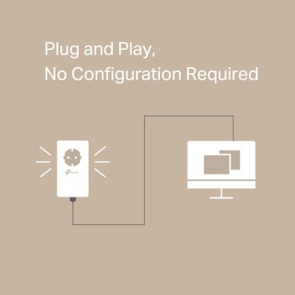 TP-Link - Kit Powerline Gigabit con presa passante