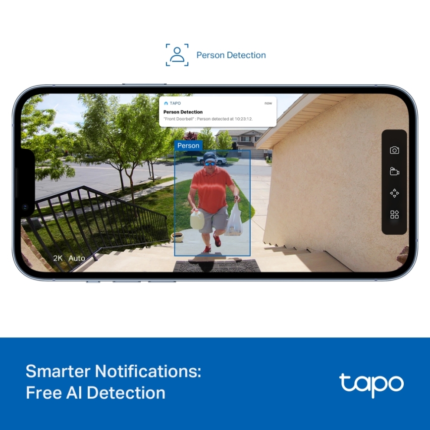 TP-Link - Mini campanello video smart Wi‑Fi