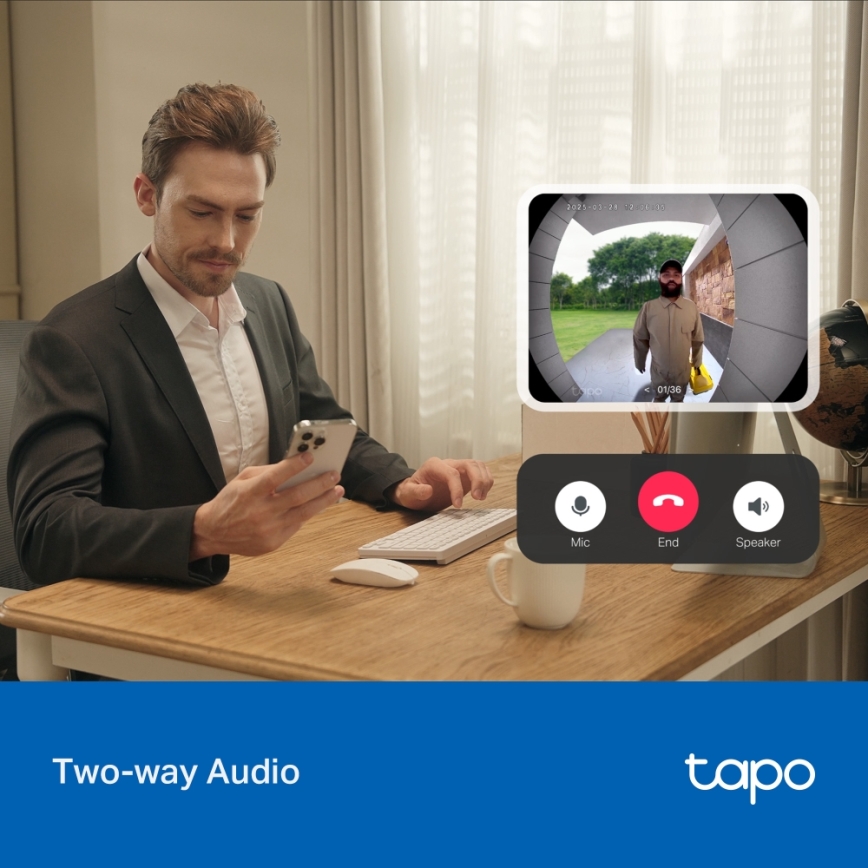 TP-Link - Mini campanello video smart Wi‑Fi