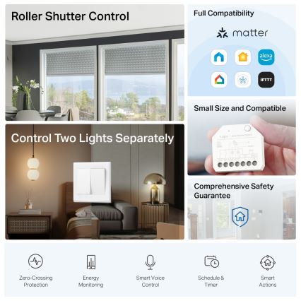 TP-Link - Modulo interruttore smart MATTER