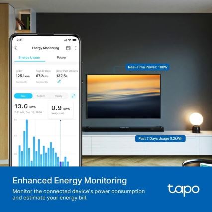TP-Link - Presa intelligente E MATTER 3680W Wi-Fi
