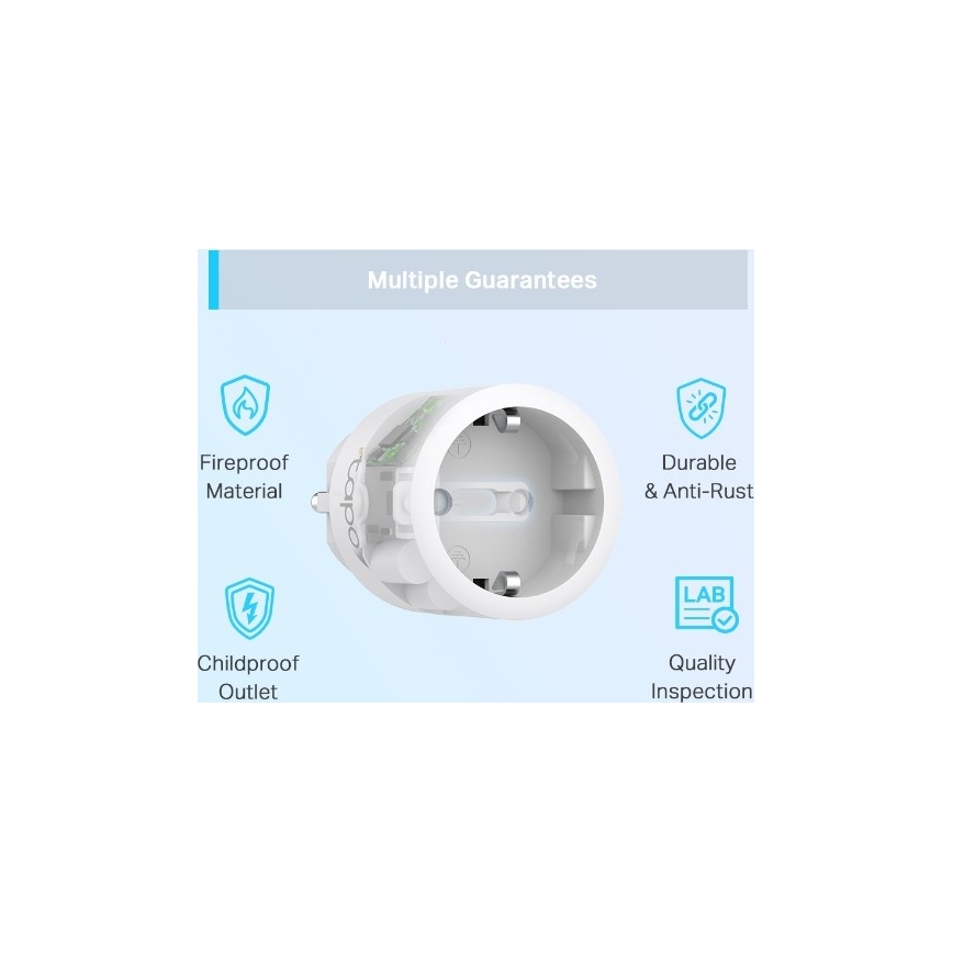 TP-Link - Presa intelligente F 3680W Wi-Fi