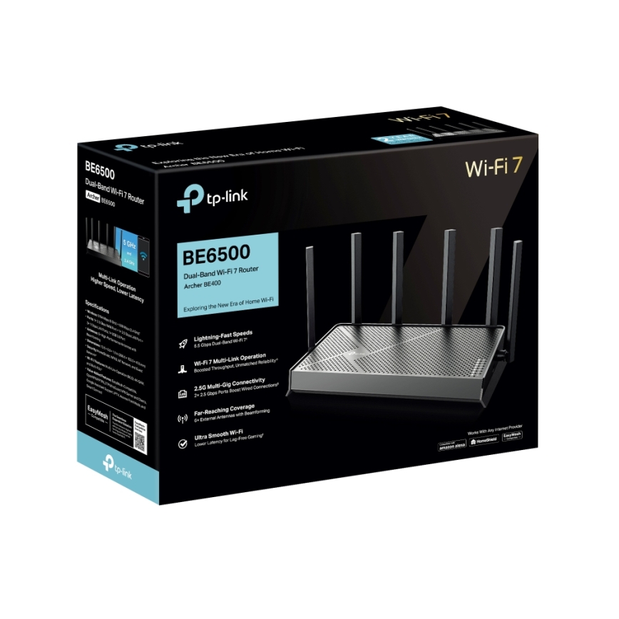TP-Link - Router Archer BE400 Wi‑Fi 7 a doppia banda