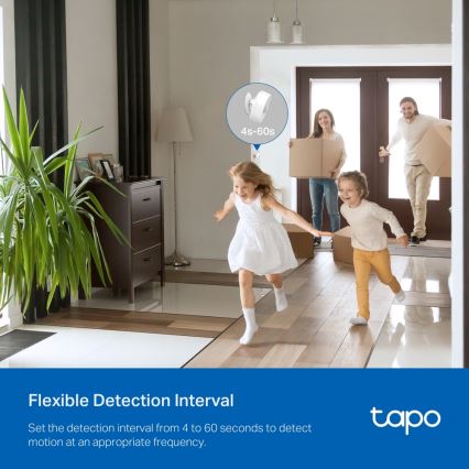 TP-Link - Sensore di movimento intelligente 1xCR2450 Wi-Fi