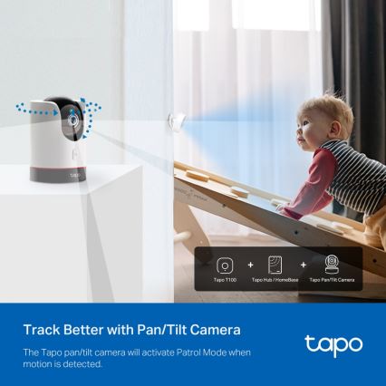 TP-Link - Sensore di movimento intelligente 1xCR2450 Wi-Fi