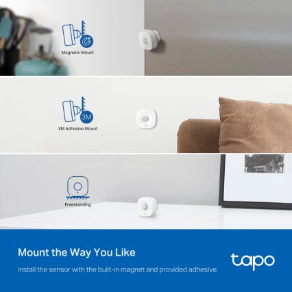 TP-Link - Sensore di movimento intelligente 1xCR2450 Wi-Fi