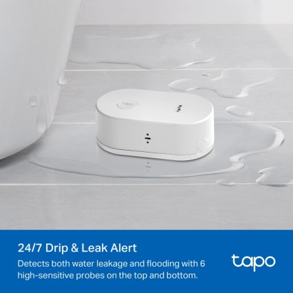 TP-Link - Sensore intelligente di perdite d'acqua, 2x AAA, Wi‑Fi