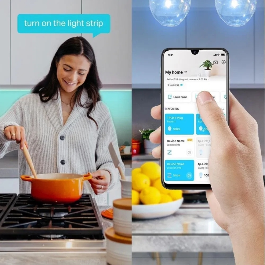 TP-Link - Striscia LED RGBW dimmerabile 5 m LED/13,5W/230V Wi-Fi