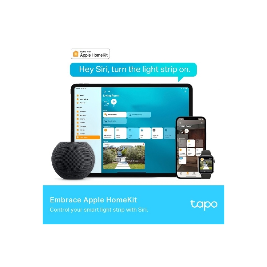 TP-Link - Striscia LED RGBW dimmerabile 5 m LED/24W/230V Wi-Fi